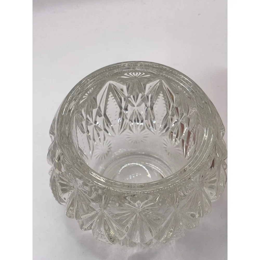 Avon Vintage Crystal Glow Perfumed Candle Holder‎